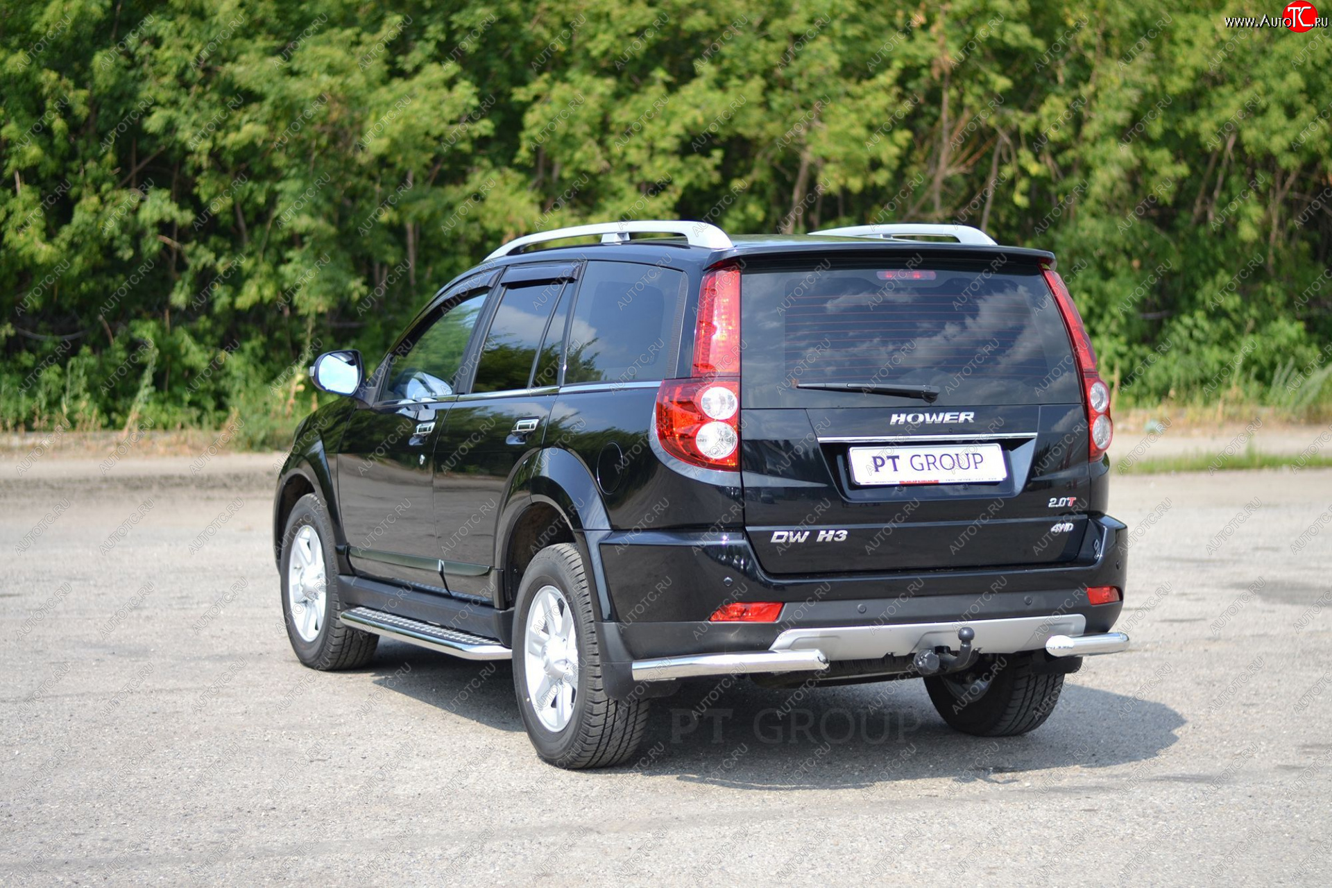 15 849 р. Защита заднего бампера (уголки d63 мм) Petroil Tuning Great Wall Hover H3 (2017-2025) (нержавейка полированна)  с доставкой в г. Омск