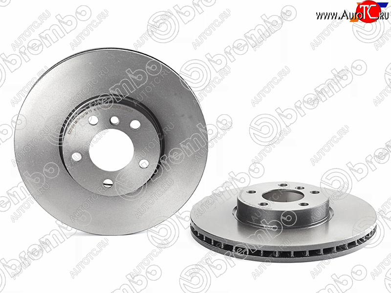 8 649 р. Диск тормозной передние Ø300 BREMBO BMW X6 F16 (2014-2020)  с доставкой в г. Омск