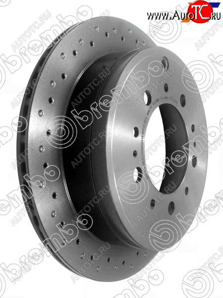 16 599 р. Диск тормозной задний Ø345 BREMBO  Lexus LX500d  J310 (2021-2022), Lexus LX570  J200 (2007-2022), Lexus LX600  J310 (2021-2022), Toyota Land Cruiser  200 (2007-2021), Toyota Sequoia (2007-2017)  с доставкой в г. Омск