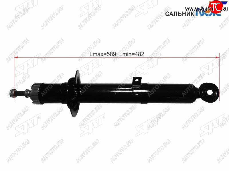 3 599 р. Стойка передняя RH SAT Lexus IS250 XE20 седан дорестайлинг (2005-2013)  с доставкой в г. Омск