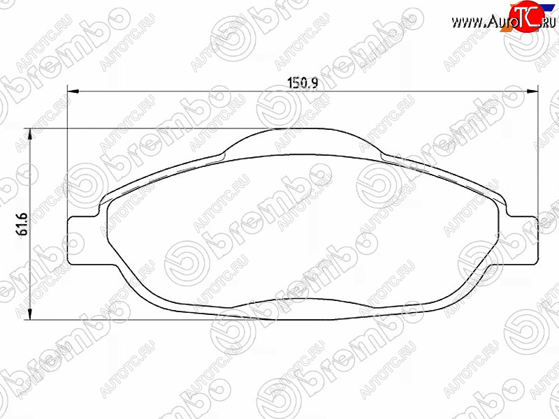 4 699 р. Колодки тормозные перед FL-FR SAT Peugeot 308 T7 хэтчбэк 5 дв. рестайлинг (2011-2014)  с доставкой в г. Омск