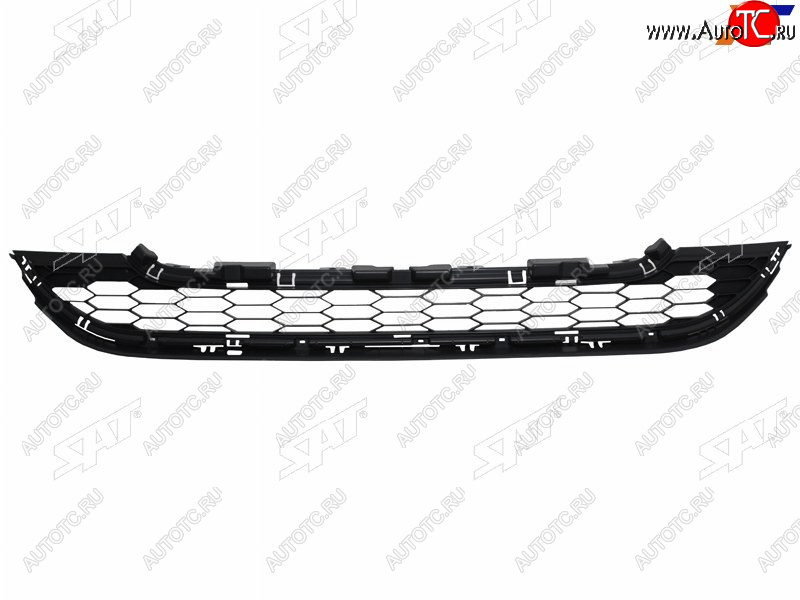 8 549 р. Центральная решетка переднего бампера SAT Honda CR-V RE1,RE2,RE3,RE4,RE5,RE7 рестайлинг (2009-2012)  с доставкой в г. Омск