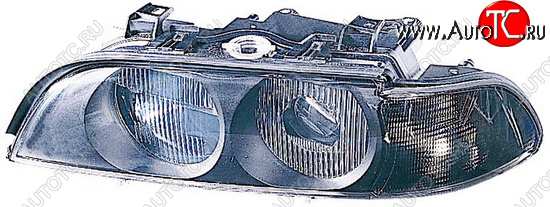 9 899 р. Фара в сборе левая DEPO BMW 5 серия E39 седан дорестайлинг (1995-2000) (линзованная)  с доставкой в г. Омск