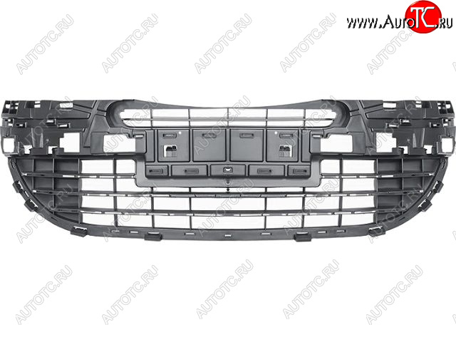 5 699 р. Центральная решетка переднего бампера (пр-во Китай) BODYPARTS Peugeot 408  дорестайлинг (2010-2017)  с доставкой в г. Омск