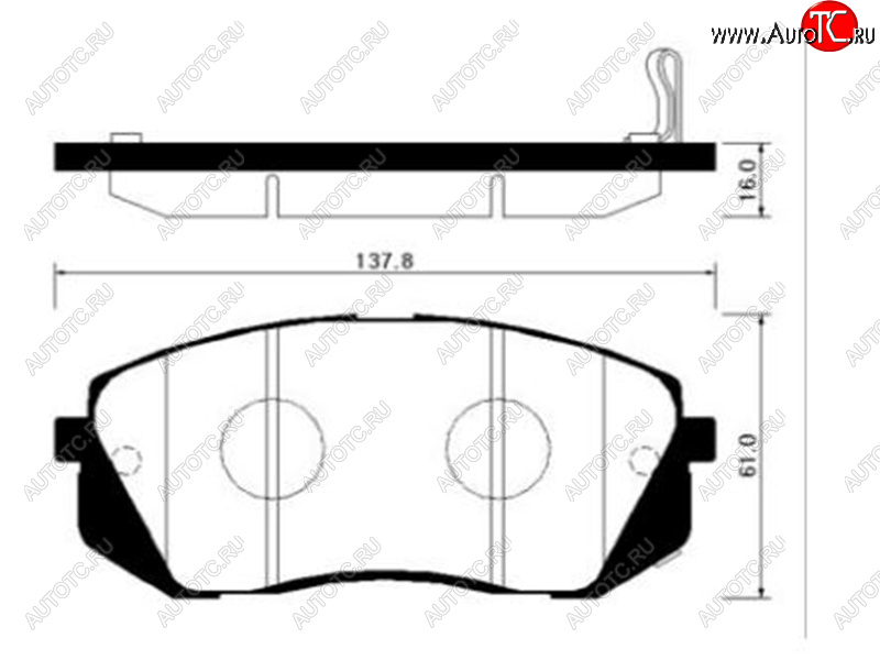 2 699 р. Колодки тормозные передние FR-FL SAT  Hyundai I40 1 VF рестайлинг универсал (2015-2019)  с доставкой в г. Омск