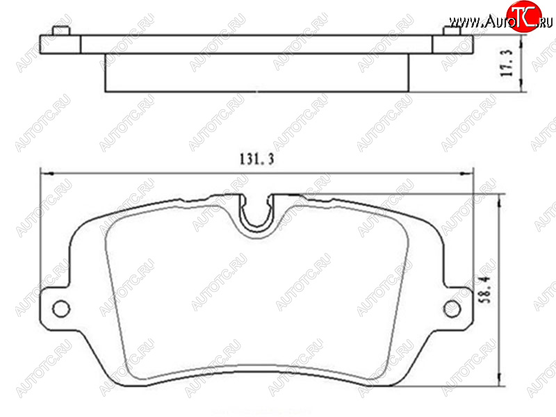 1 129 р. Копируемое: Колодки тормозные задние LH-RH SAT  Land Rover Discovery  5 L462 - Range Rover Sport  2 L494  с доставкой в г. Омск