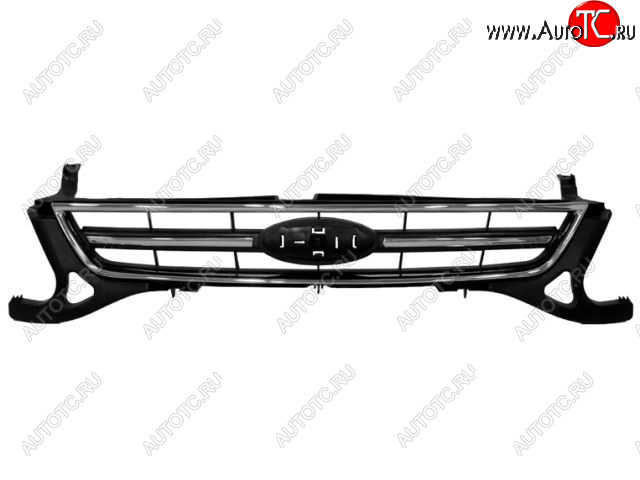 0 р. Решетка радиатора (пр-во Китай) CHINA Ford Mondeo Mk4,BD рестайлинг, седан (2010-2014) (хром)  с доставкой в г. Омск