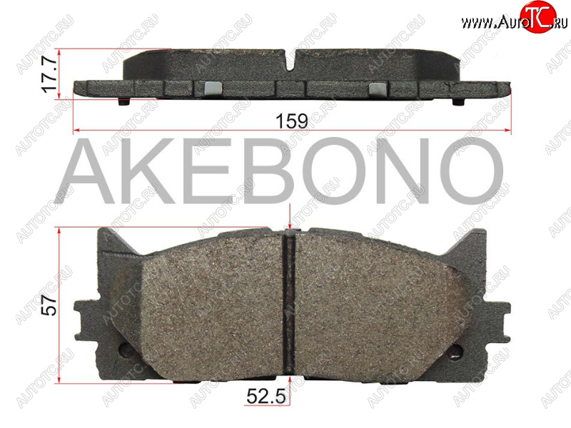 2 999 р. Колодки тормозные передние FL-FR SAT Toyota Camry XV50 дорестайлинг (2011-2014)  с доставкой в г. Омск