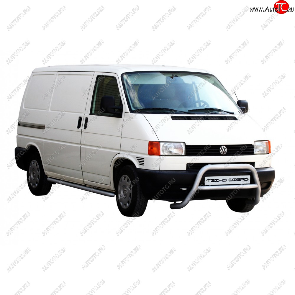 26 999 р. Передок нержавейка d63.5, Техно Сфера  Volkswagen Transporter  T4 (1990-2003) дорестайлинг, рестайлинг (Нержавейка)  с доставкой в г. Омск