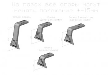 50 999 р. Багажник экспедиционный платформа 1500х2750 мм (для ам без люка) РИФ ГАЗ Соболь 2752 дорестайлинг цельнометаллический фургон (1998-2002)  с доставкой в г. Омск. Увеличить фотографию 2