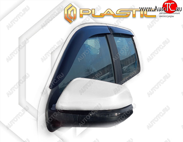 2 099 р. Ветровики дверей CA-Plastic  JAC T8 PRO (2020-2025) (Classic полупрозрачный)  с доставкой в г. Омск