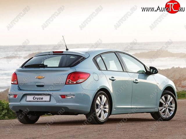 5 399 р. Задние ремонтные арки (комплект) AUTOFERRUM Chevrolet Cruze J305 хэтчбек дорестайлинг (2009-2012) (Холоднокатаная сталь 0,8 мм)  с доставкой в г. Омск