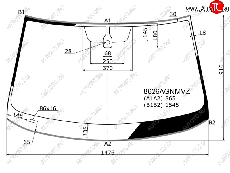 8 699 р. Стекло лобовое (Датчик дождя Молдинг) FUYAO Volkswagen Passat B8 универсал дорестайлинг (2015-2019)  с доставкой в г. Омск