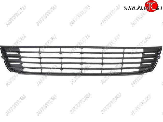 0 р. Центральная решетка переднего бампера (пр-во Китай) CHINA Volkswagen Touran 1T 2-ой рестайлинг минивэн (2010-2015)  с доставкой в г. Омск