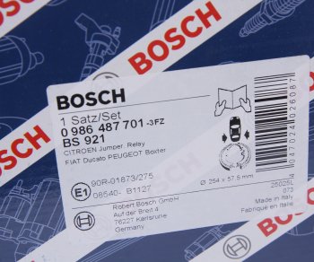 3 899 р. Колодки тормозные задние барабанные 4шт. BOSCH Fiat Ducato 250 (2006-2014)  с доставкой в г. Омск. Увеличить фотографию 4