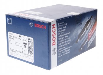 2 099 р. Колодки тормозные дисковые (4шт.) BOSCH Honda Accord CU седан дорестайлинг (2008-2011)  с доставкой в г. Омск. Увеличить фотографию 2