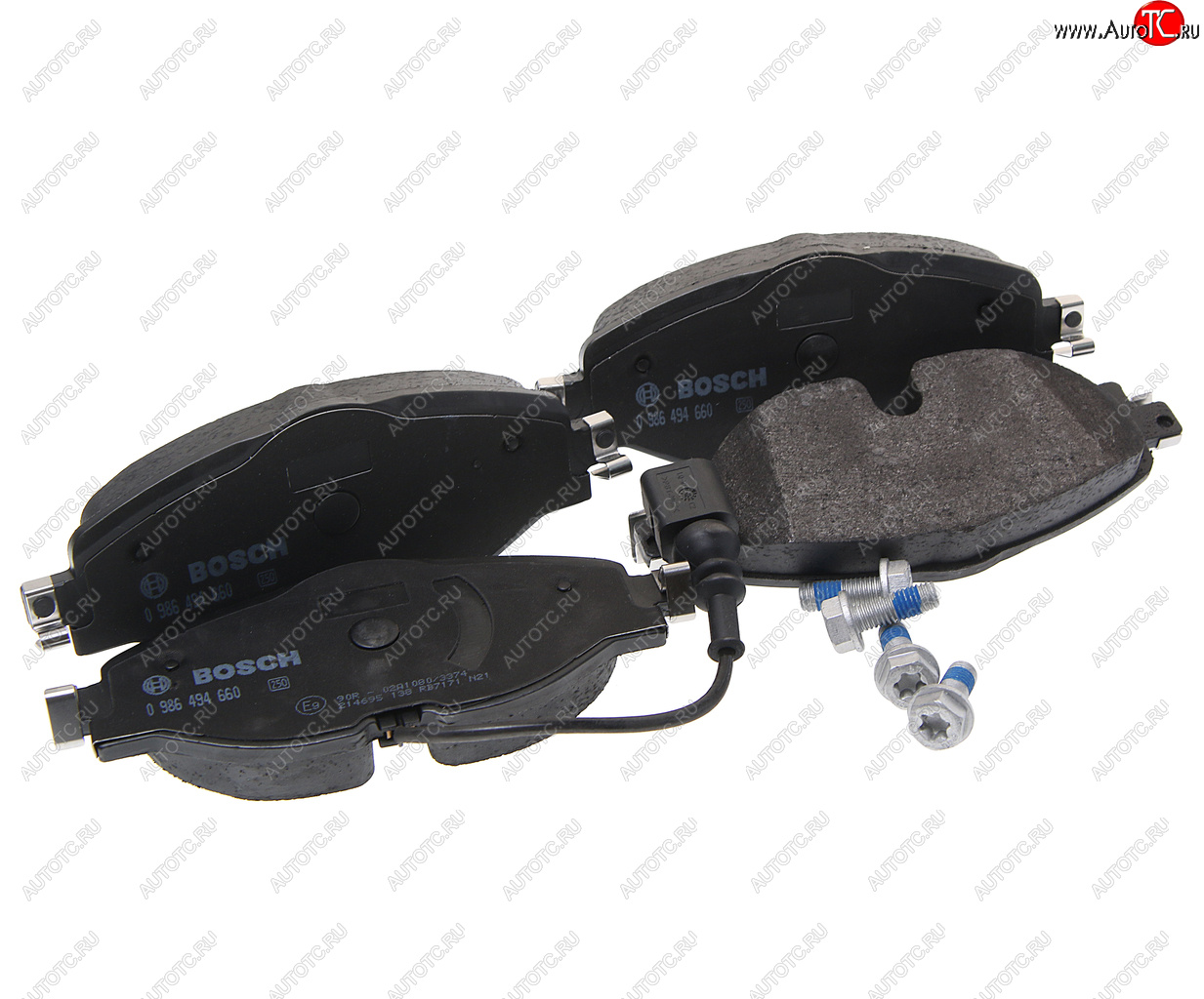 3 399 р. Колодки тормозные передние (4шт.) BOSCH Audi A3 8VS седан дорестайлинг (2012-2016)  с доставкой в г. Омск