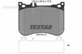Колодки тормозные передние (4шт.) TEXTAR Mercedes-Benz S class X222 седан 2-ой рестайлинг (2018-2020)