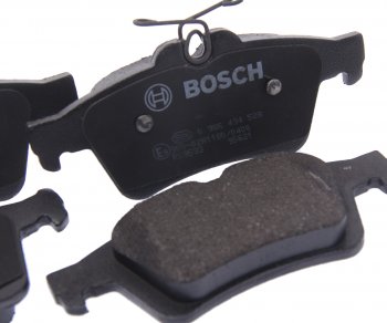 2 679 р. Колодки тормозные задние (4шт.) BOSCH Mazda 3/Axela BK дорестайлинг седан (2003-2006)  с доставкой в г. Омск. Увеличить фотографию 2