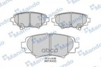 Колодки тормозные задние (4шт.) MANDO Mazda 3/Axela BP хэтчбэк (2019-2024)