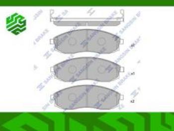 Колодки тормозные передние (4шт.) SANGSIN Nissan Teana 1 J31 рестайлинг (2005-2008)