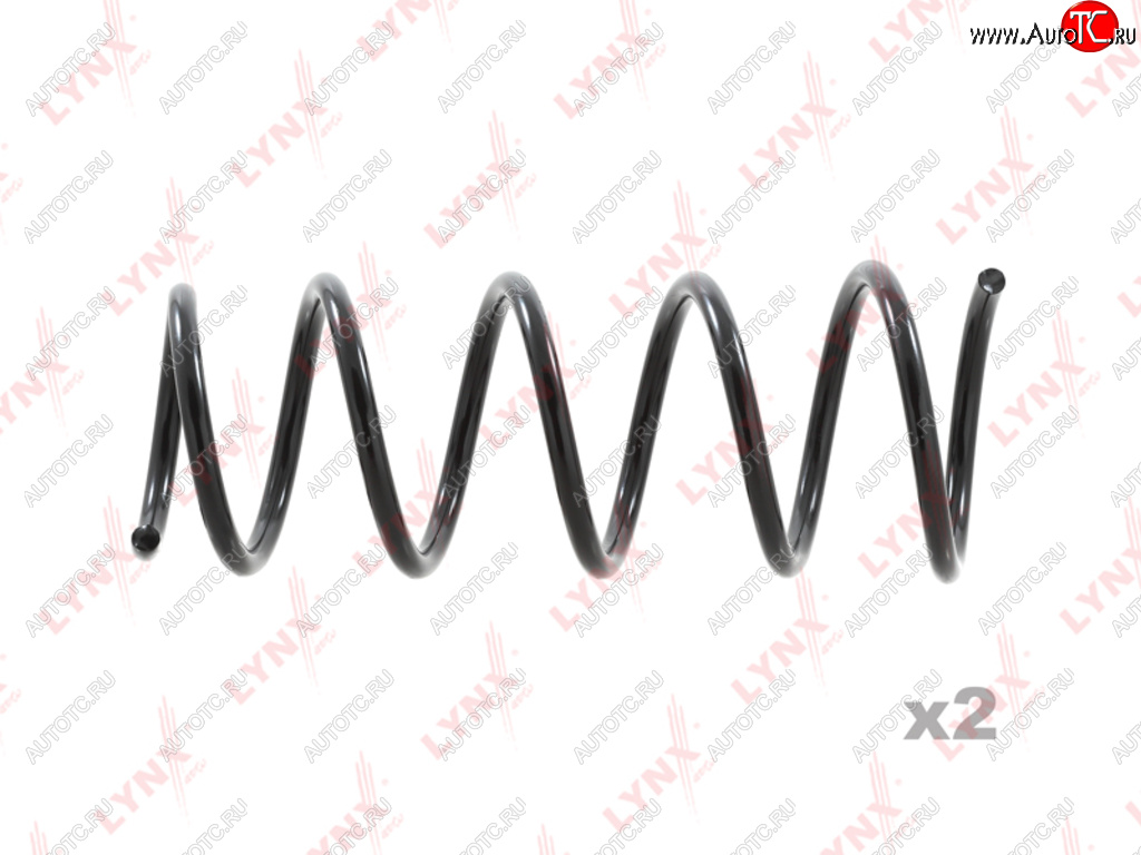 3 589 р. Пружина передней подвески LYNX Renault Duster HS дорестайлинг (2010-2015)  с доставкой в г. Омск