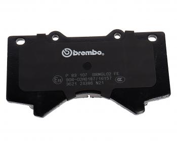 5 999 р. Колодки тормозные передние (4шт.) BREMBO Toyota Land Cruiser 200 2-ой рестайлинг (2015-2021)  с доставкой в г. Омск. Увеличить фотографию 3