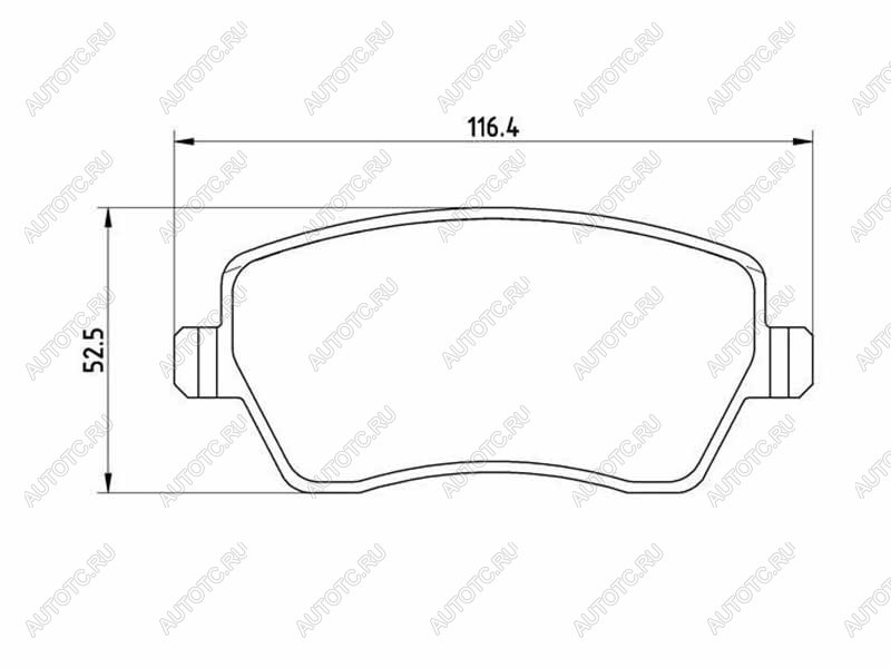 2 699 р. Колодки тормозные передние BREMBO Nissan Almera G15 седан (2012-2019)  с доставкой в г. Омск