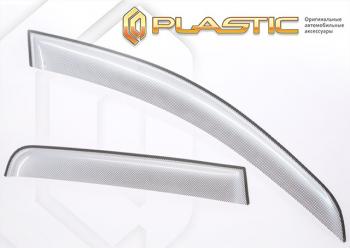 Дефлектора окон CA-Plastic Mitsubishi (Митсубиси) ASX (АСХ) (2010-2024) дорестайлинг, 1-ый рестайлинг, 2-ой рестайлинг, 3-ий рестайлинг