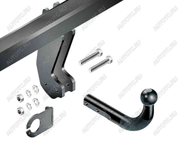 22 699 р. Фаркоп (подходит для (D40) tubular bumper) Auto-Hak Nissan Navara 2 D40 дорестайлинг (2004-2010) (стальной, шар A (F20))  с доставкой в г. Омск