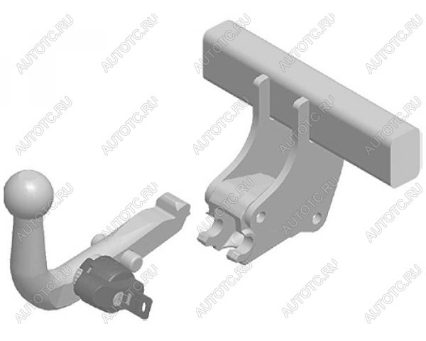 24 999 р.  Фаркоп (быстросъемное крепление шара) Galia  BMW 2 серия  F45 - X1  F48 (оцинкованный, шар А40H (AK4, W6, BMA))  с доставкой в г. Омск