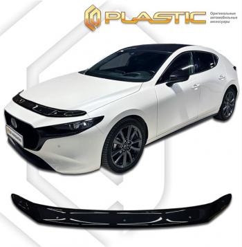 Дефлектор капота CA-Plastic Mazda (Мазда) 3/Axela (ахелла)  BP (2019-2025) BP хэтчбэк