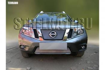 Защита радиатора (верх) Стрелка11 Стандарт Nissan Terrano D10 дорестайлинг (2013-2016)