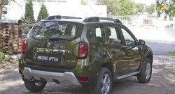 1 599 р. Защитная накладка на задний бампер RA v4  Renault Duster  HS (2015-2021) рестайлинг  с доставкой в г. Омск. Увеличить фотографию 2