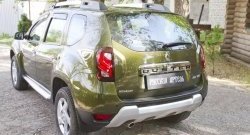 1 599 р. Защитная накладка на задний бампер RA v4  Renault Duster  HS (2015-2021) рестайлинг  с доставкой в г. Омск. Увеличить фотографию 3