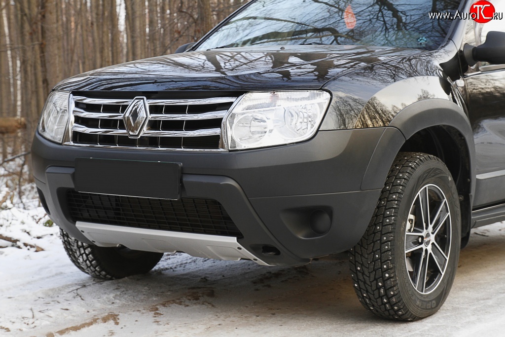 14 999 р. Расширители колесных арок с молдингами RA (комплект)  Renault Duster  HS (2010-2015) дорестайлинг (Поверхность шагрень)  с доставкой в г. Омск