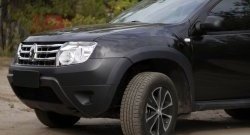 8 599 р. Накладки арок RA (комплект)  Renault Duster  HS (2010-2015) дорестайлинг (Поверхность шагрень)  с доставкой в г. Омск. Увеличить фотографию 1