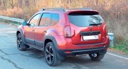 1 249 р. Накладка защитная на верх заднего бампера Kart RS DL Renault Duster HS дорестайлинг (2010-2015)  с доставкой в г. Омск. Увеличить фотографию 1