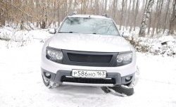 899 р. Реснички на фары DM-Style  Renault Duster  HS (2010-2021) дорестайлинг, рестайлинг (Неокрашенные)  с доставкой в г. Омск. Увеличить фотографию 2