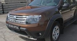 Защитная сетка решетки радиатора РА (металлик) Renault Duster HS дорестайлинг (2010-2015)