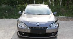 1 099 р. Реснички RA на фары дорестайлинг  Renault Fluence (2010-2012) дорестайлинг (Неокрашенные)  с доставкой в г. Омск. Увеличить фотографию 2