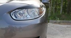 1 099 р. Реснички RA на фары дорестайлинг Renault Fluence дорестайлинг (2010-2012) (Неокрашенные)  с доставкой в г. Омск. Увеличить фотографию 3