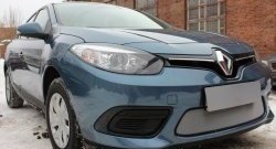 1 539 р. Сетка на бампер Russtal (хром) Renault Fluence дорестайлинг (2010-2012)  с доставкой в г. Омск. Увеличить фотографию 3