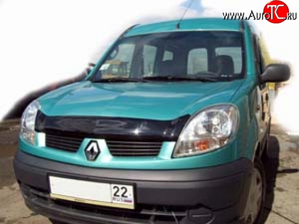 2 699 р. Дефлектор капота NovLine Renault Kangoo KC рестайлинг (2003-2007)  с доставкой в г. Омск