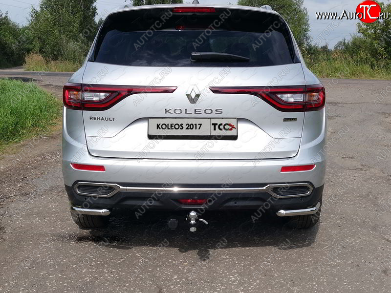 10 549 р. Фаркоп (тягово-сцепное устройство) TCC Renault Koleos 2 (2016-2024) (Оцинкованный, шар E)  с доставкой в г. Омск