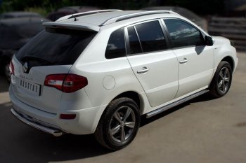 14 849 р. Защита порогов из круглой трубы диаметром 63 мм Russtal v3 Renault Koleos 1 Phase 2 (2011-2013)  с доставкой в г. Омск. Увеличить фотографию 3