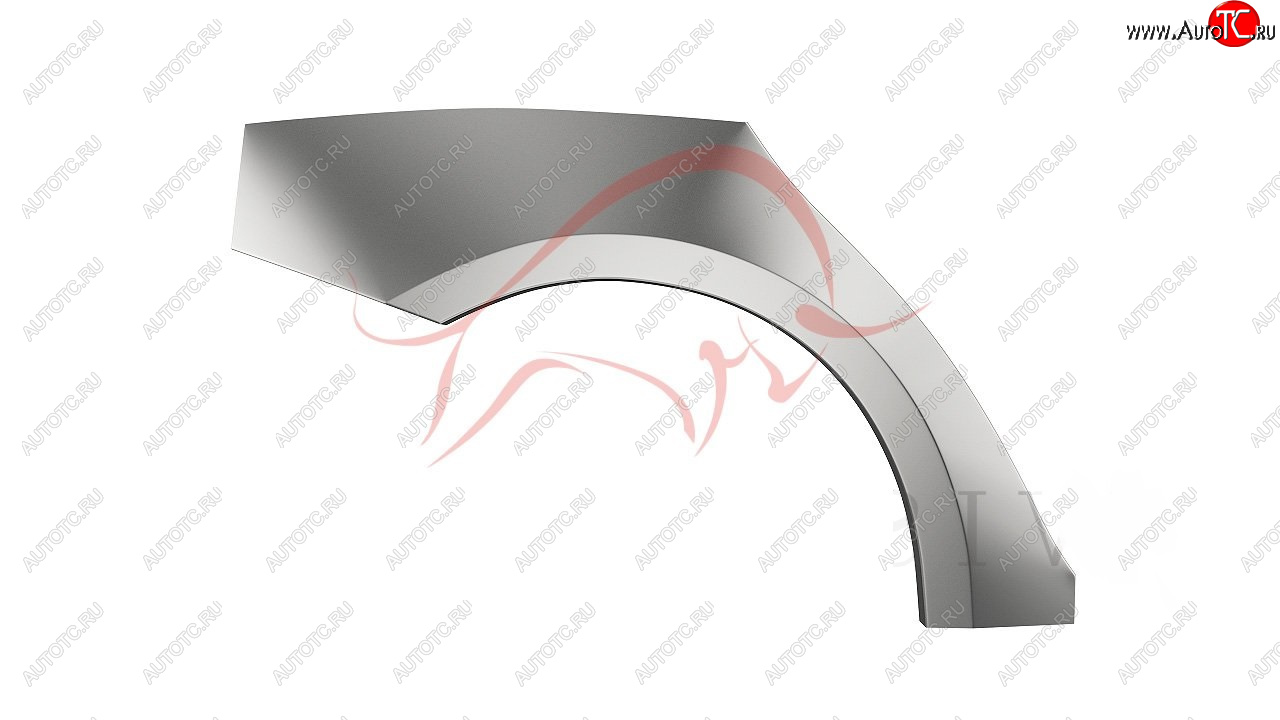 2 189 р. Правая задняя ремонтная арка (внешняя) Wisentbull Renault Logan 2 рестайлинг (2018-2024)  с доставкой в г. Омск