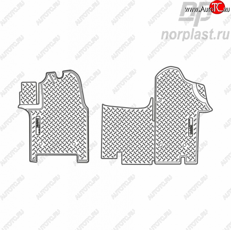 1 639 р. Комплект ковриков в салон Norplast  Renault Master  FV,JV (2010-2018) фургон дорестайлинг, фургон 1-ый рестайлинг  с доставкой в г. Омск