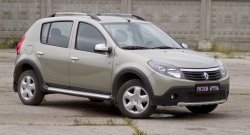 2 699 р. Молдинги дверей RA (узкие, комплект)  Renault Sandero  (BS) (2009-2014) (Поверхность шагрень)  с доставкой в г. Омск. Увеличить фотографию 2