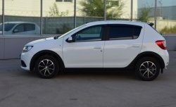 3 699 р. Комплект накладок на арки KART RS NEW Renault Sandero (B8) дорестайлинг (2014-2018) (Неокрашенные)  с доставкой в г. Омск. Увеличить фотографию 5